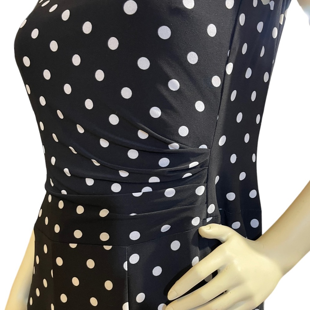 Lauren Ralph Lauren Polka Dot Dress Size 10 - Picture 3 of 13